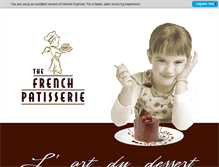 Tablet Screenshot of frenchpatisserie.com